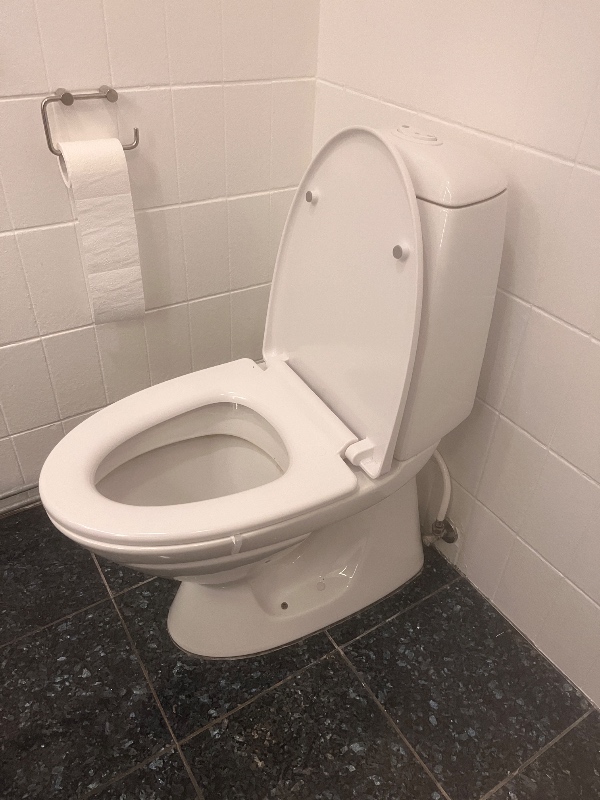 Skift af toilet