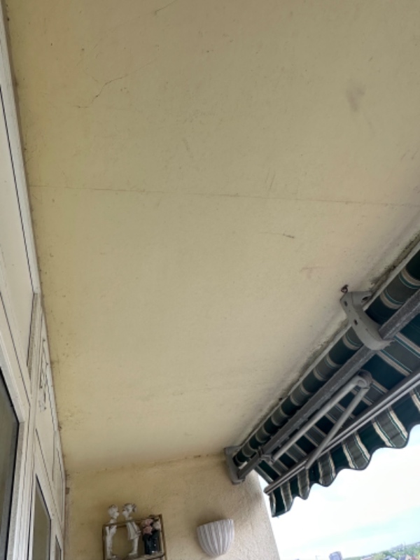 Udjævning/slibning af beton vægge/gulv/loft på altan