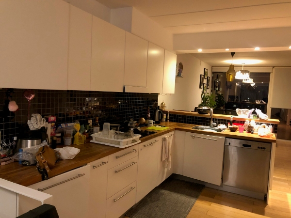 køkken bord polering