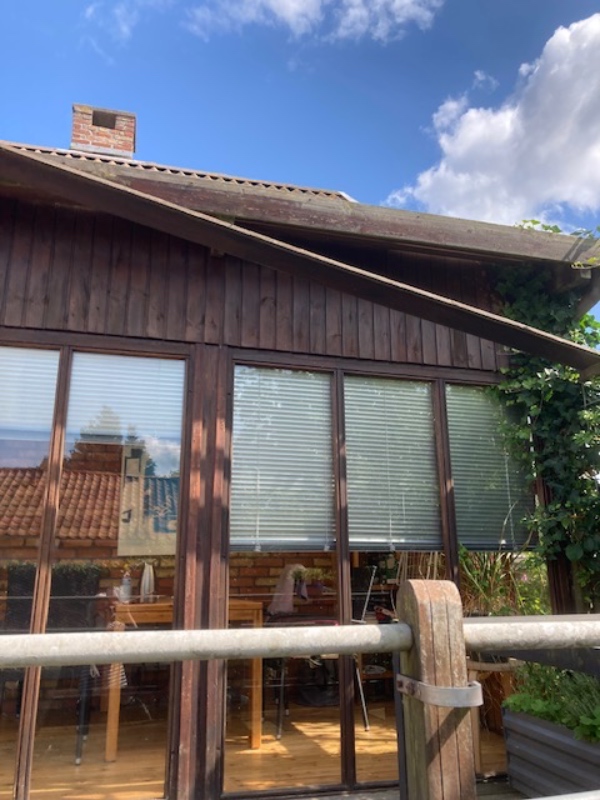 Reparation af udhæng på udestue