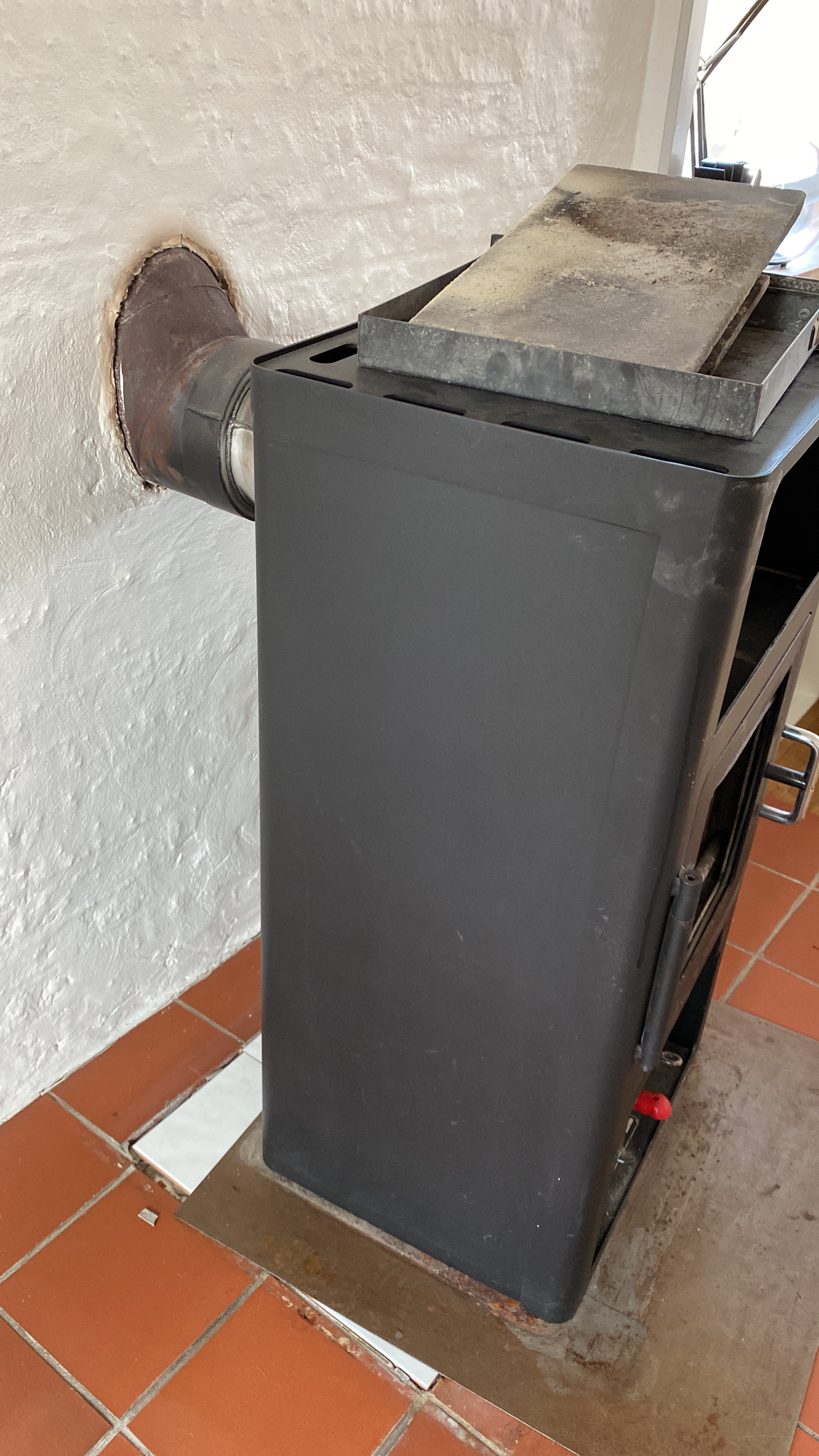 Bortskaffe brændeovn