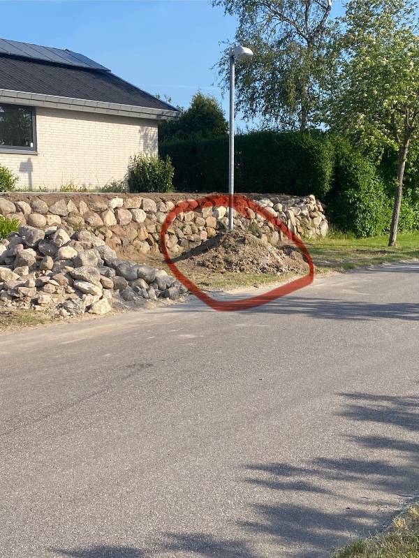 Afhentning af jord i Greve