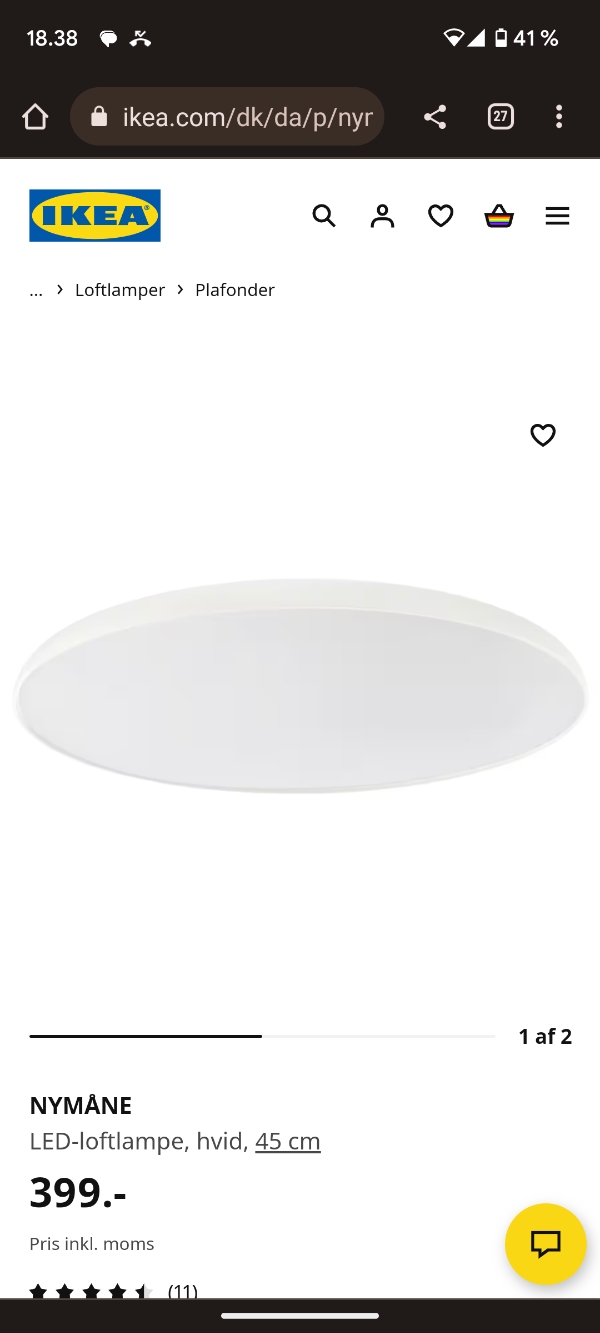 Opsætning af 14 loftlamper