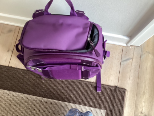 Udskiftning af lynlås i rygsæk