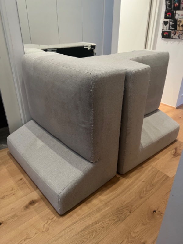 Afhentning af gammel sofa