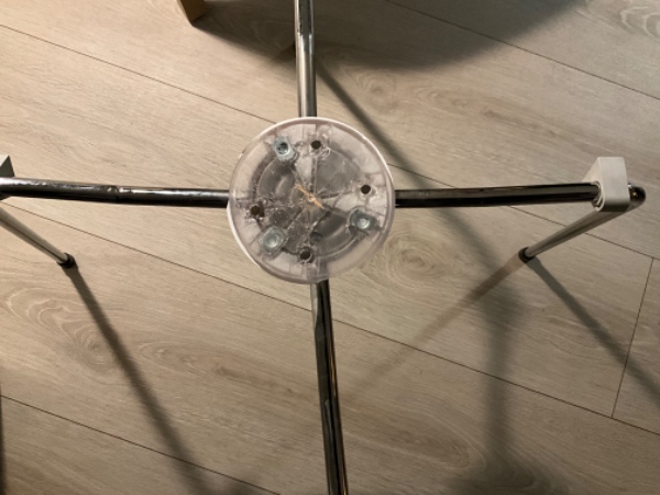 7er stol. Sæde er faldet af