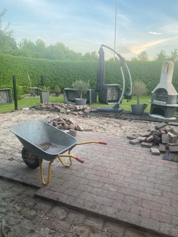 Flytte sten til genbrug 50m2