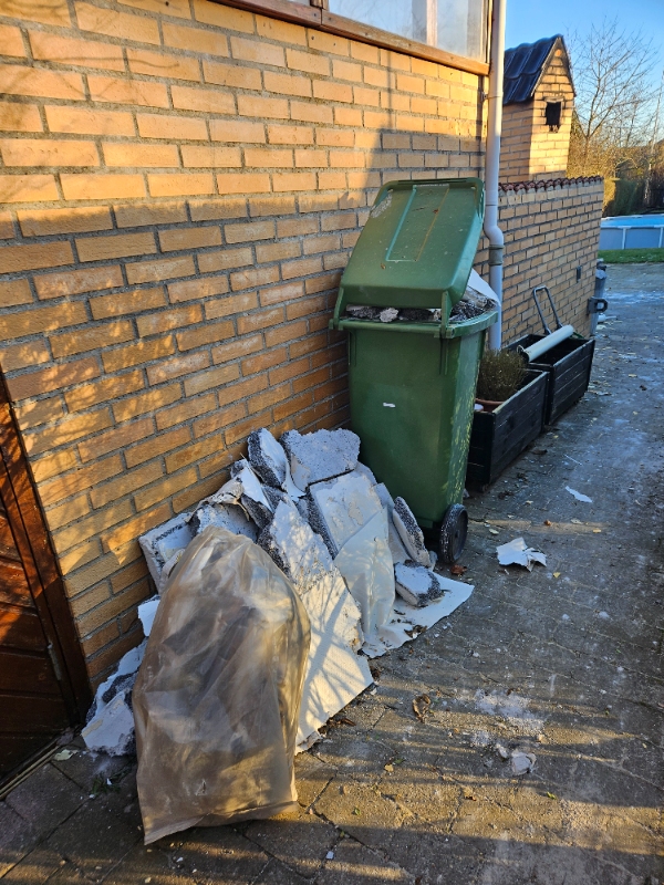 Affald beton væg og gulvtæpper. Part 2