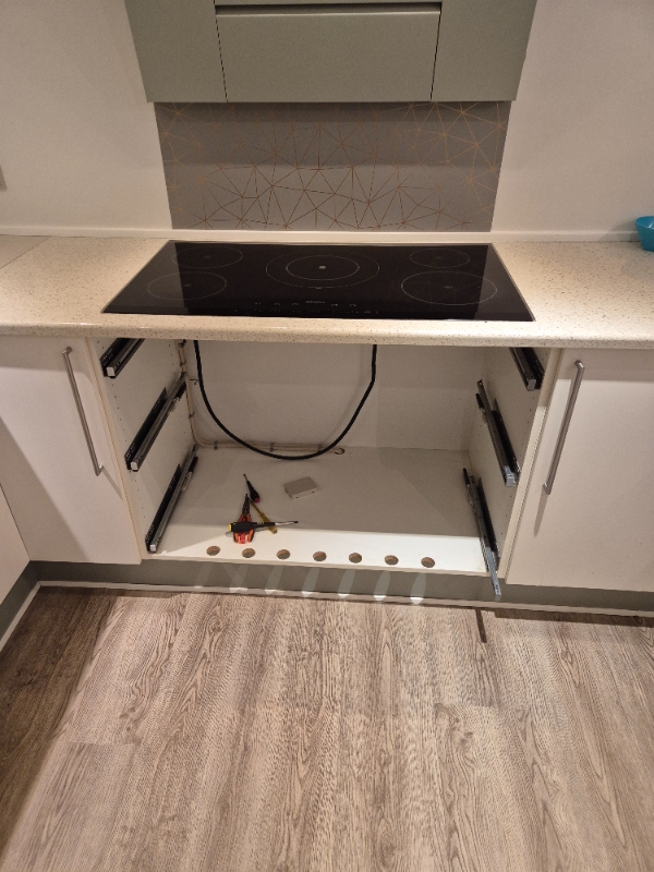 Installation af kogeplade