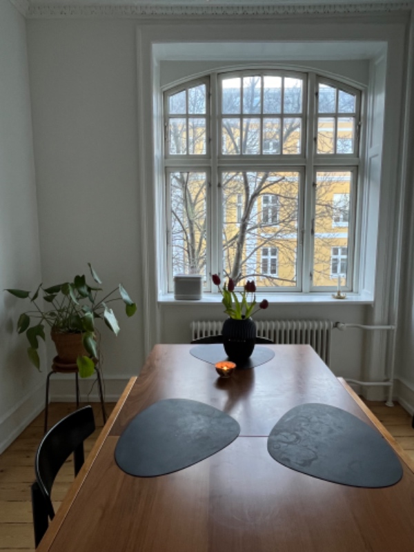 Ophæng af rispapirgardiner og ophængning af knagerække i træ