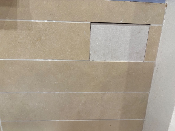 Lægge klinker på badeværelse