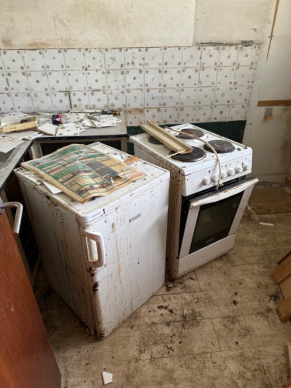 Bortførsel af køkken -