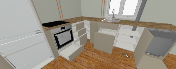 Samling og opsætning af Ikea køkken