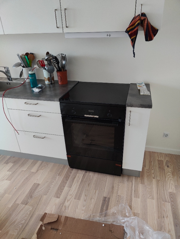 Installation af komfur - stikproblem