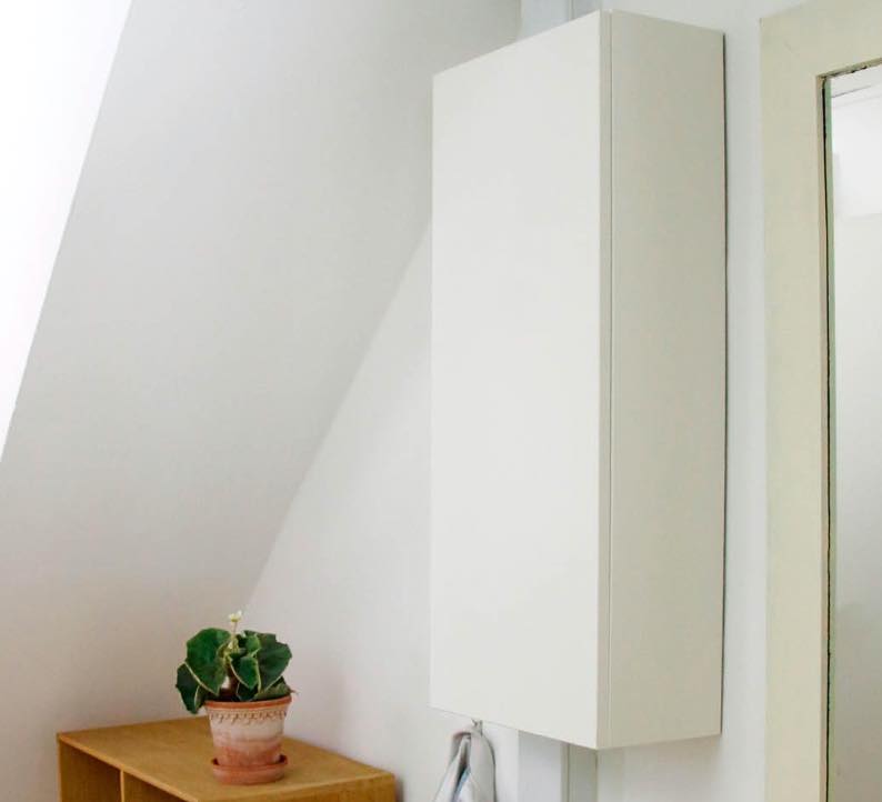 At lave et skab og sætte det op til skjul af elmåler