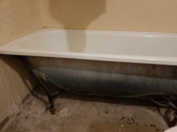 Fjernelse af badekar