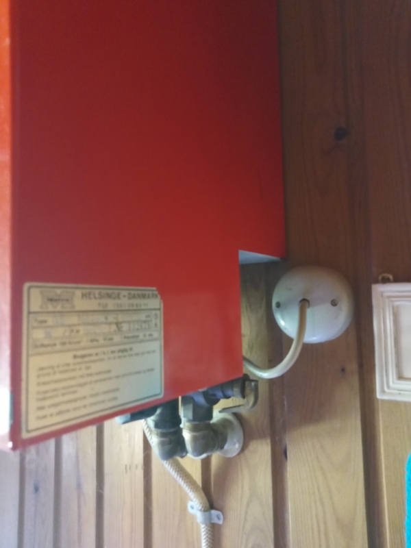 Udskiftning af varmtvandsbeholder