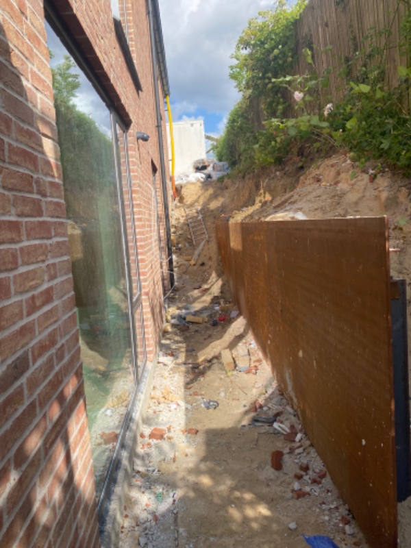 Udendørs trappe i beton