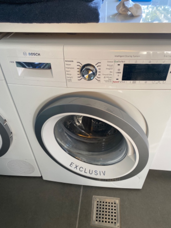 Vaskemaskine som er gået i stykker