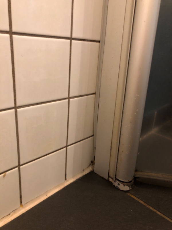 1. Reparere udsugning i badeværelse, 2. Sætte nye gummilister på brusekabine m.m.