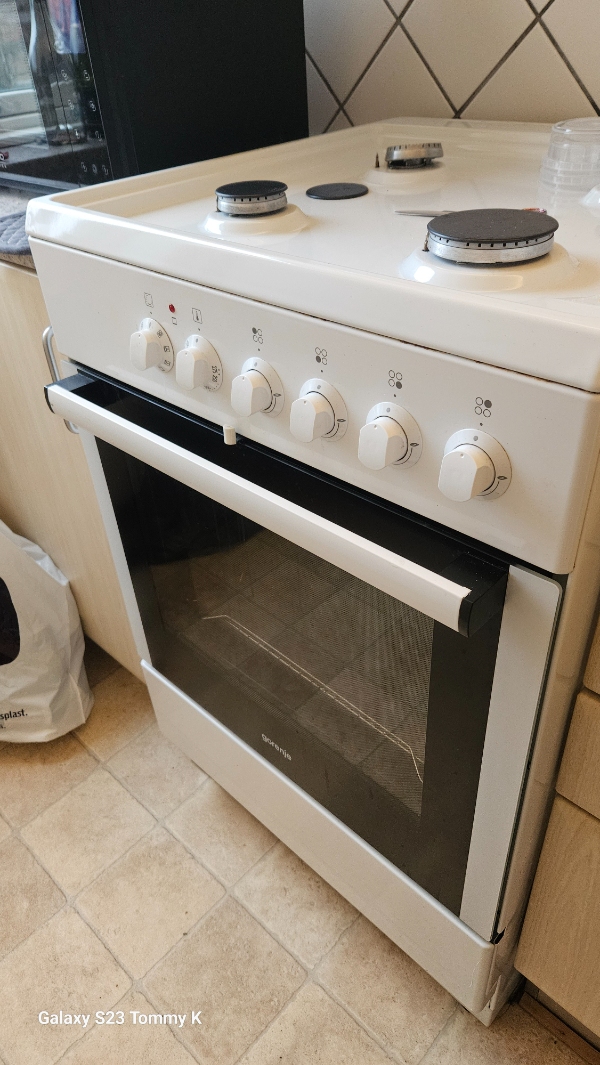 Tilslutning af Gaskomfur/med el ovn