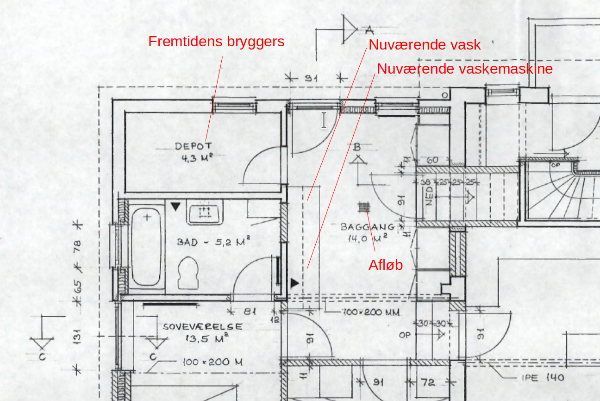 El-installations montering af vaskemaskinen og tørremaskinen