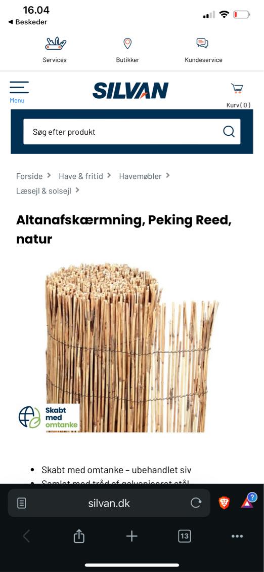 Sætte altanafskærmning op
