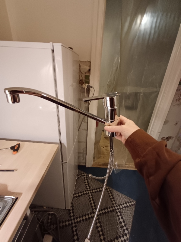 Tilslutning af nyt amartur og gasblus. (Skal være en autoriseret vvs'er)