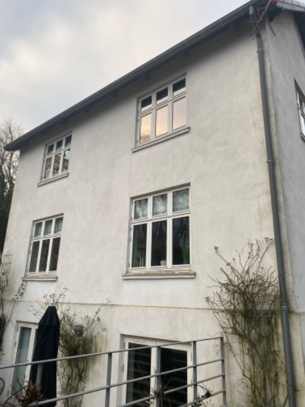 Rensning af tagrender- lidt kompliceret opgave.