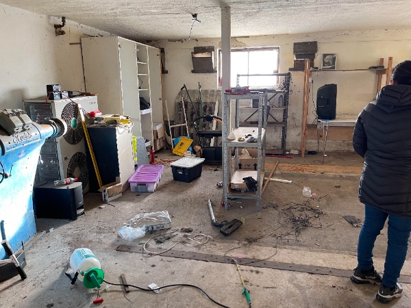 Oprydning og bortkørsel skrammel efter lejer