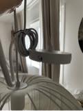 Hænge loft panel lampe op