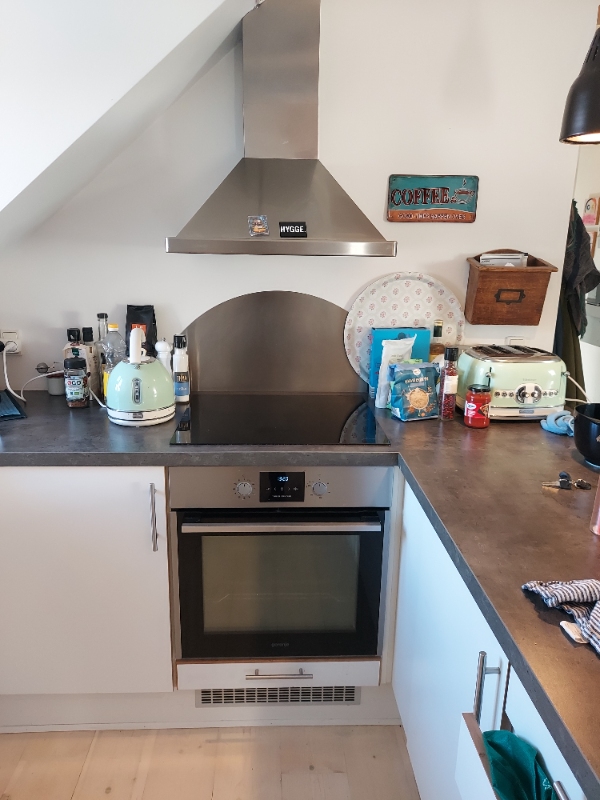 Skift af emhætte, kogeplade (induktion) og ovn