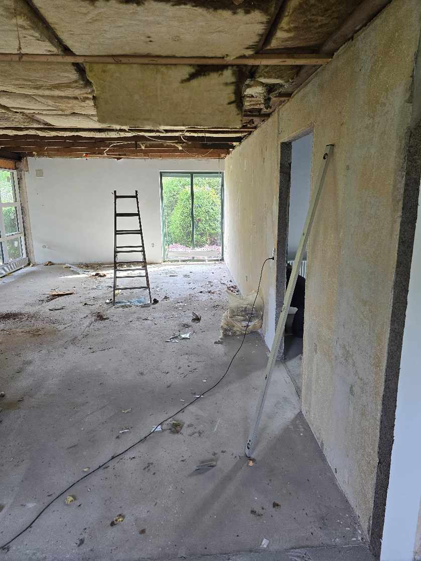 Fuldstspartling af køkken/ alrum/ stue/ værelser