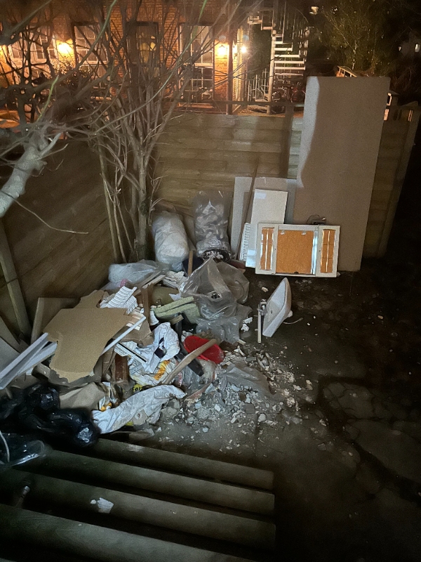 Afhening af byggeaffald