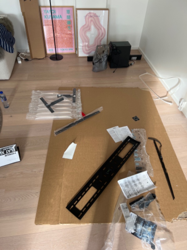 Montering af tv på væg