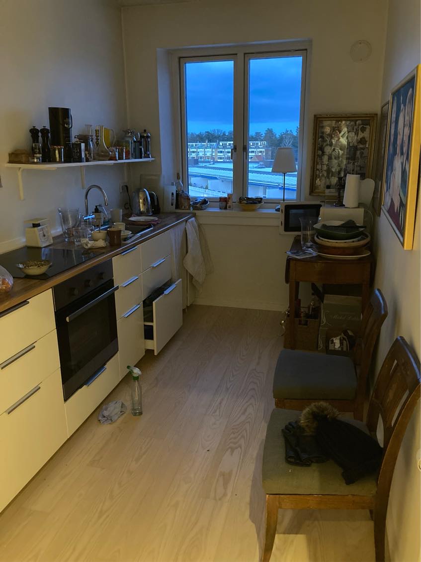 Hovedrengøring lejlighed på 80 m2