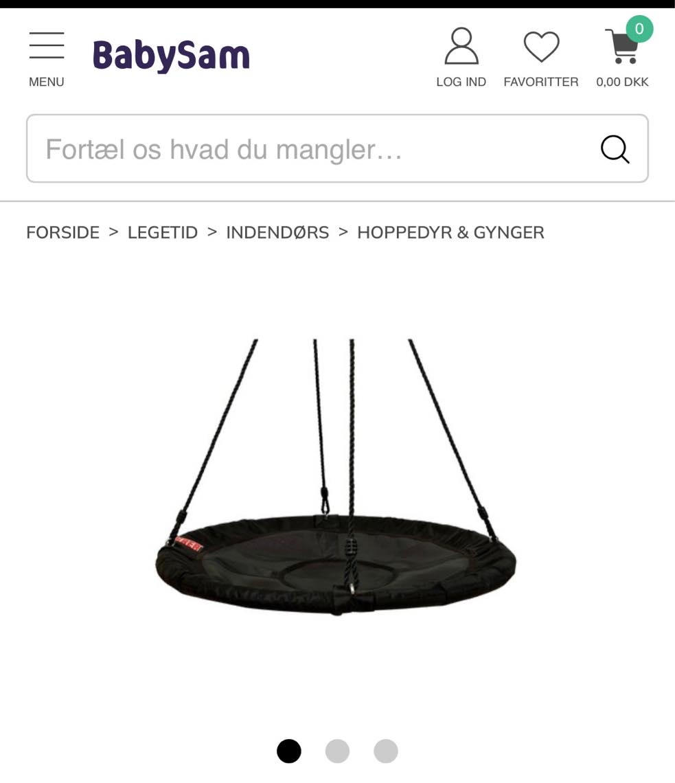 Montering af kroge i loftet til trapez/børnegynge