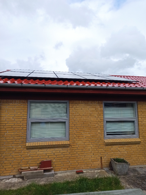 Montering solceller på tag