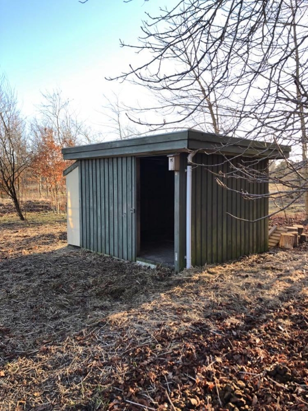 Overdækning i forbindelse med et eksisterende skur