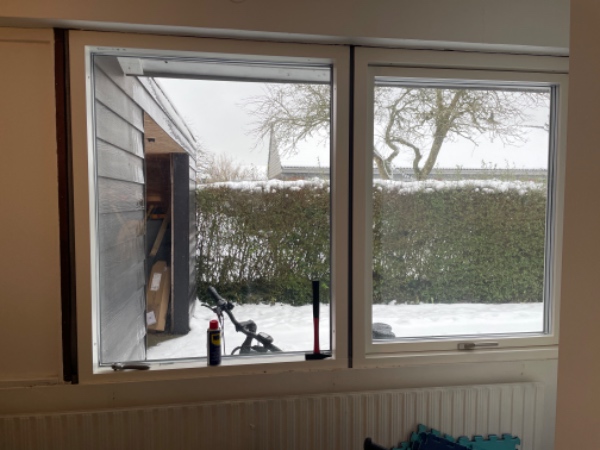 Fugning af 10 vinduer