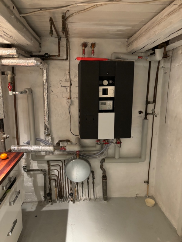 Radiator - rørføring og montering