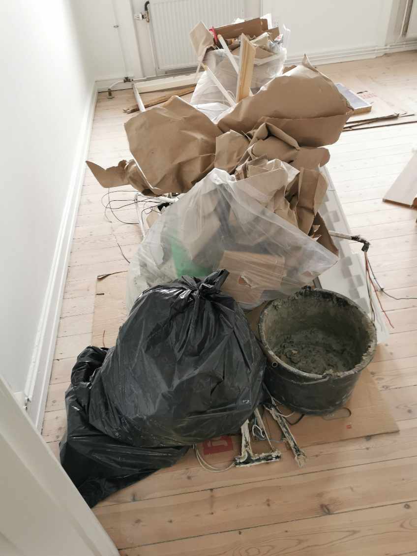 Bortskaffelse af byggeaffald