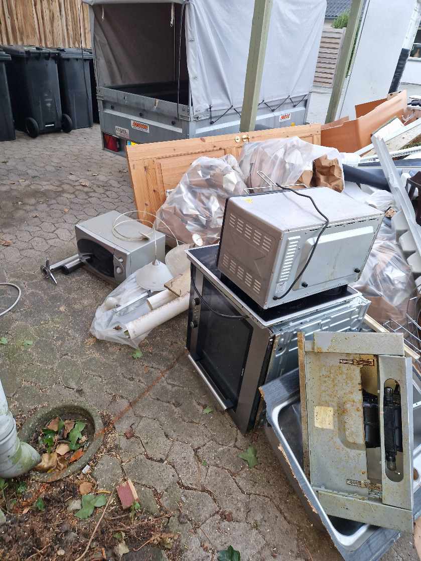 Fjerne blandet affald