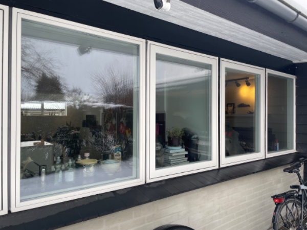 Fugning af 10 vinduer