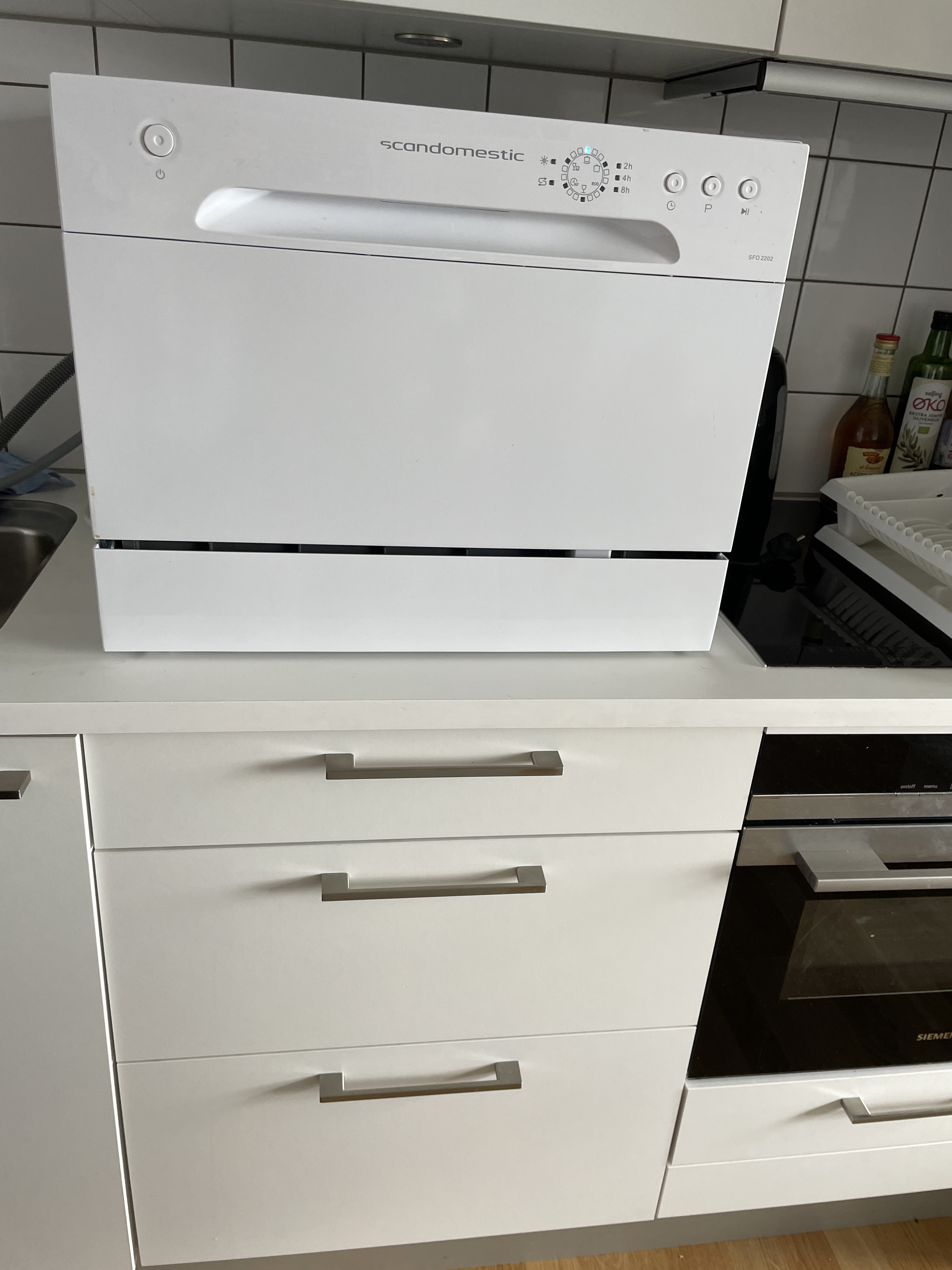 Montering af bordopvasker