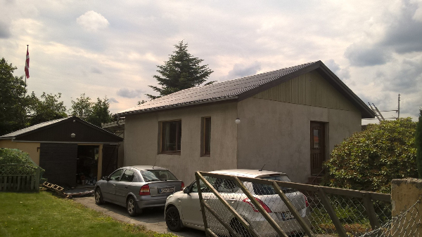 pudset huset udvendig