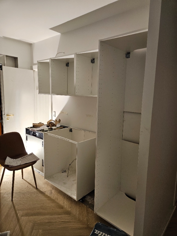 Hjælp til færdig Montere ikea køkken