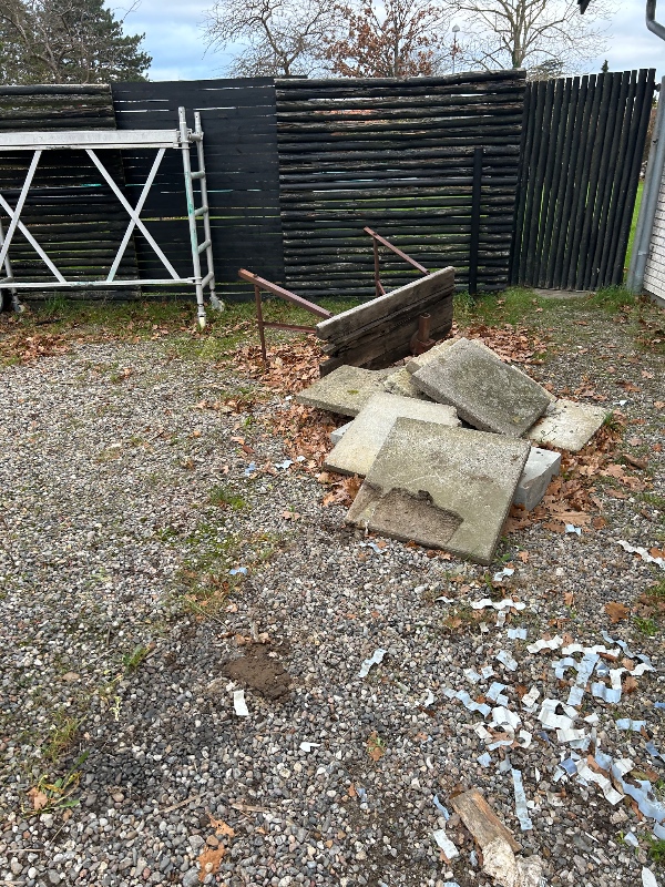 Afhentning af tungt affald