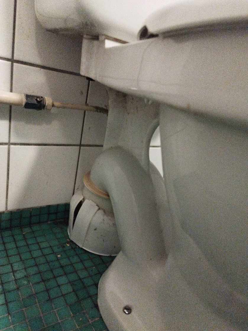 (1) Udskiftning ballofix og (2) afmontere gammel wc og montere nyt wc s - lås Ifö sign