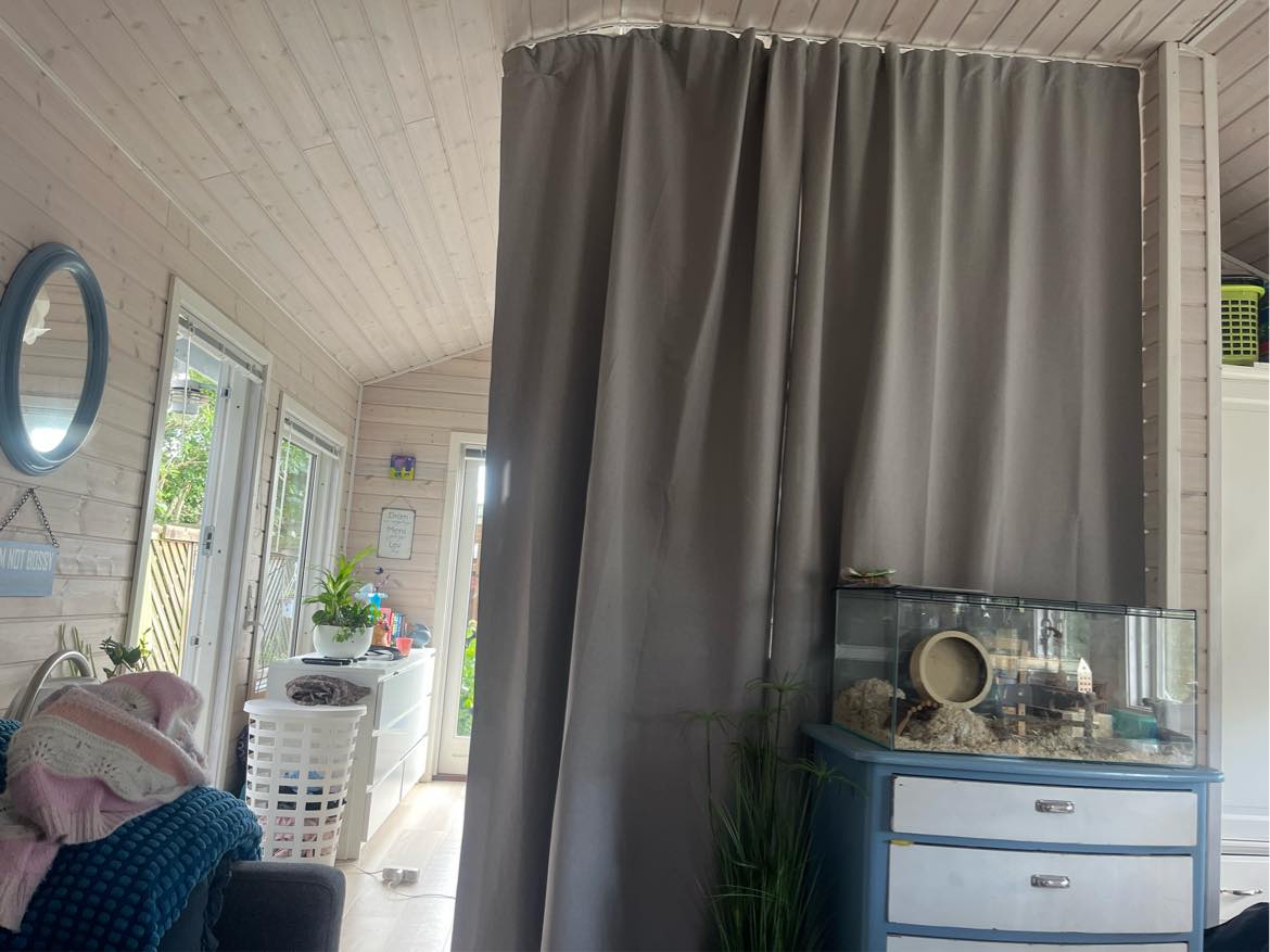 Skillevæg og skydedør montering